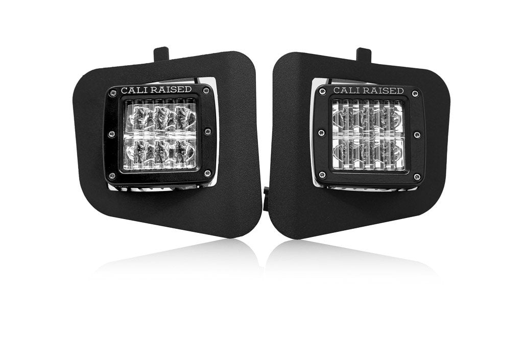 LED Fog Light Pod Replacement Mounting Brackets For 2014-2021 Toyota Tundra - Recon Recovery
