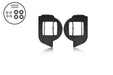 LED Fog Light Pod Replacements Brackets Kit For 2014-2024 Toyota 4Runner - Recon Recovery