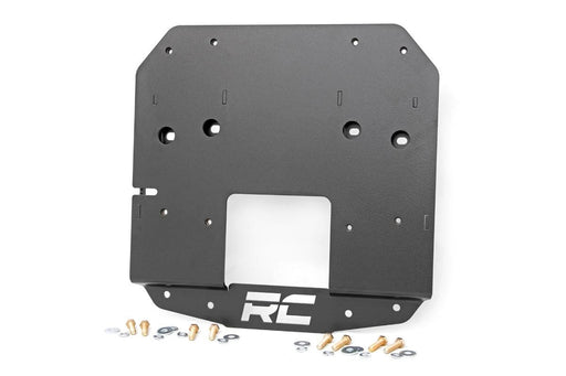 Rough Country Tire Carrier Relocation Plate for 2018 - 2026 Jeep Wrangler JL/Wrangler Unlimited - Recon Recovery