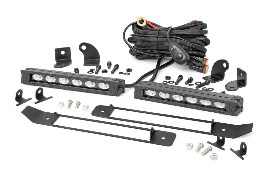 Rough Country Dual 6in LED Grille Kit for 2019 - 2024 Ram 1500 - Recon Recovery