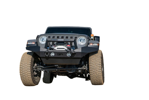 Body Armor 4x4 Full Width Front Bumper for 2007 - 2024 Jeep Wrangler JK JL & Gladiator JT - Recon Recovery