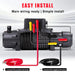 OPENROAD 12,000lbs Wireless Electric Winch with Synthetic Rope - IP68 Rated - Recon Recovery