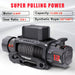 OPENROAD 13,500lbs Wireless Electric Winch with Synthetic Rope - IP68 Rated - Recon Recovery