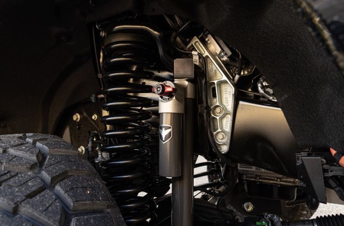 ReadyLIFT 6" Coil Spring Lift Kit with Falcon 3.3 Front/Rear Shocks, Radius Arms, Dual Steering Stabilizer, and Front Track Bar Bracket for 2023-2026 Ford F-250 Super Duty/F-350 Super Duty - Additional View