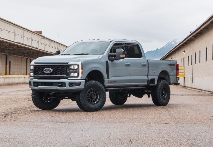 ReadyLIFT 6" Coil Spring Lift Kit with Falcon 3.3 Front/Rear Shocks, Radius Arms, Dual Steering Stabilizer, and Front Track Bar Bracket for 2023-2026 Ford F-250 Super Duty/F-350 Super Duty - Additional View
