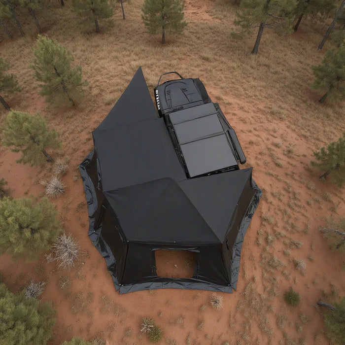 Openroad Plus Size 270 Degree Free Standing Overland Awning With LEDs & Mounting Hardware - Recon Recovery