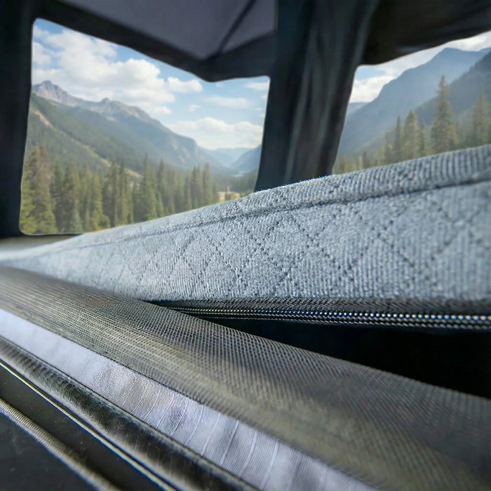 Openroad Aluminum Hard Shell X-Hinge Rooftop Tent with LED Lights - 4 Season - Recon Recovery
