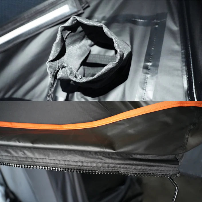 The Diesel-Heated Hard Shell Rooftop Tent — Stay Warm