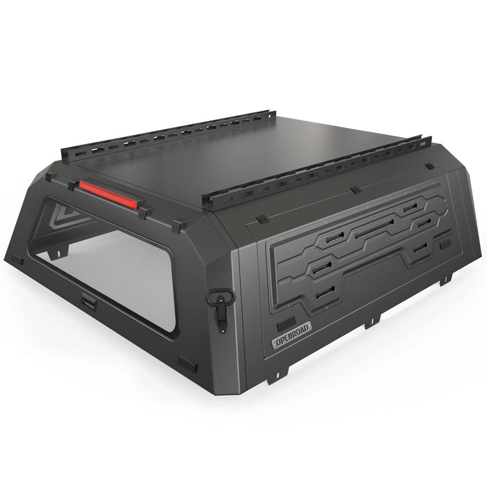 Openroad Aluminum Light Weight Truck Cap Bundle Deal - Bed Cap + Cross Bars + Storage Box