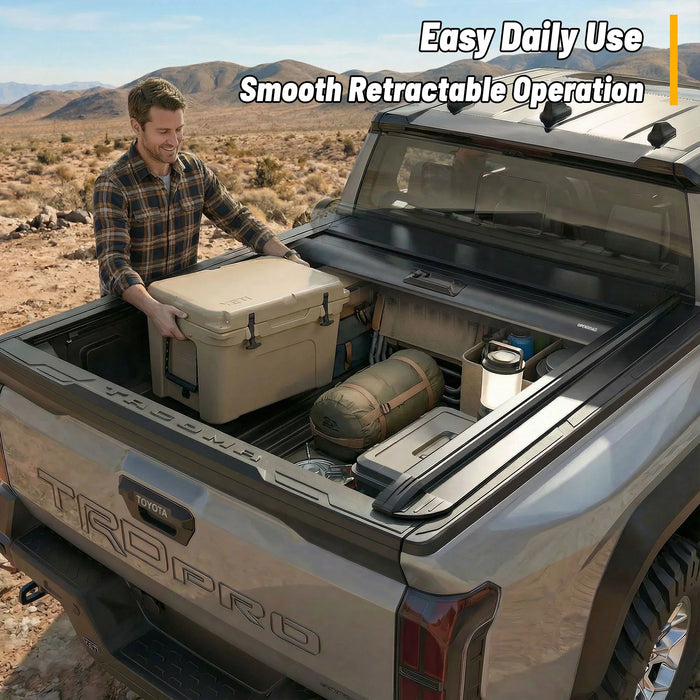 Openroad Aluminum Retractable Tonneau Bed Cover for 2016 - 2023 Toyota Tacoma (5ft Bed) - Recon Recovery