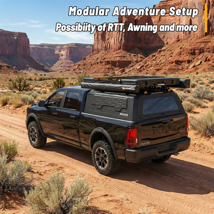 Openroad Aluminum Light Weight Modular Truck Cap for 2020 - 2026 Ram 2500 & 3500 6.5ft Bed - Recon Recovery