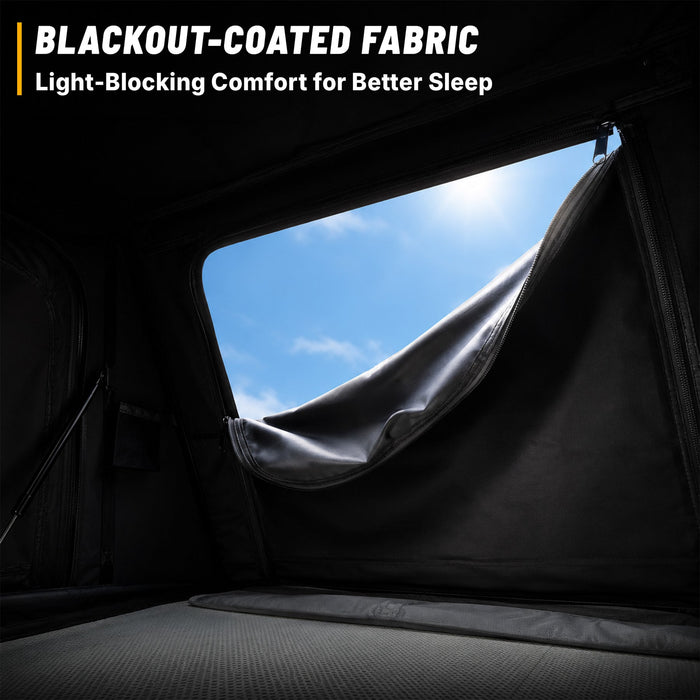 OPENROAD FlowRoof Side-Open Hard Shell 3 Person Rooftop Tent