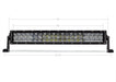 22" Bumper Hidden LED Light Bar Brackets Kit For 2010-2018 Dodge 2500/3500 - Recon Recovery