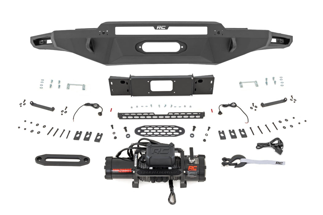 Rough Country Hybrid Front Bumper for 2022 - 2026 Toyota Tundra - Recon Recovery