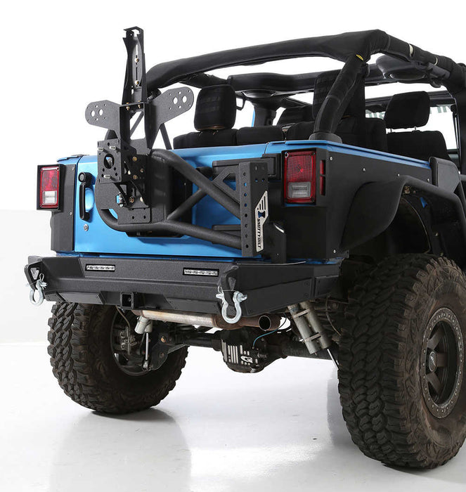 SmittyBilt SRC XRC Gen 2 Bolt on Tire Carrier for 2007 - 2018 Jeep Wrangler JK - Recon Recovery - Recon Recovery
