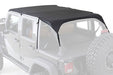 Smittybilt Extended Bikini Top Black Diamond For 2010 - 2018 Jeep Wrangler JK 4 Door - Recon Recovery - Recon Recovery