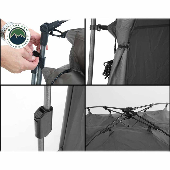 Overland Vehicle Systems Portable Changing Room with Shower & Storage Bag