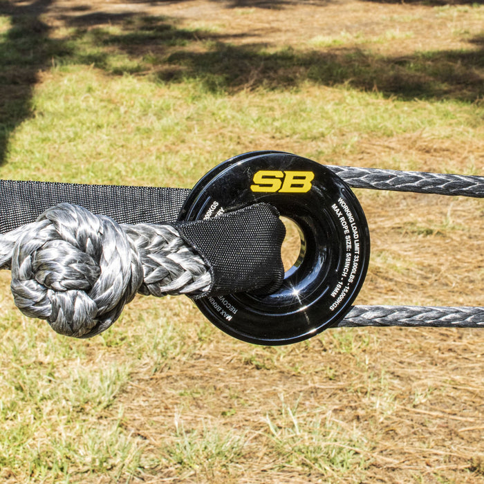 Smittybilt Soft Shackle & Recovery Ring – 33K Rated Off - Road Recovery Gear - Recon Recovery