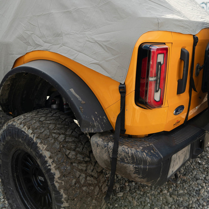 Smittybilt Climate Cab Cover for 2021+ Ford Bronco 4 - Door UV & Weather Protection - Recon Recovery