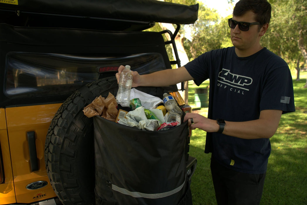 Smittybilt Universal Fit Spare Tire Trash / Storage Bag - Fits up to 40" Tire - Recon Recovery