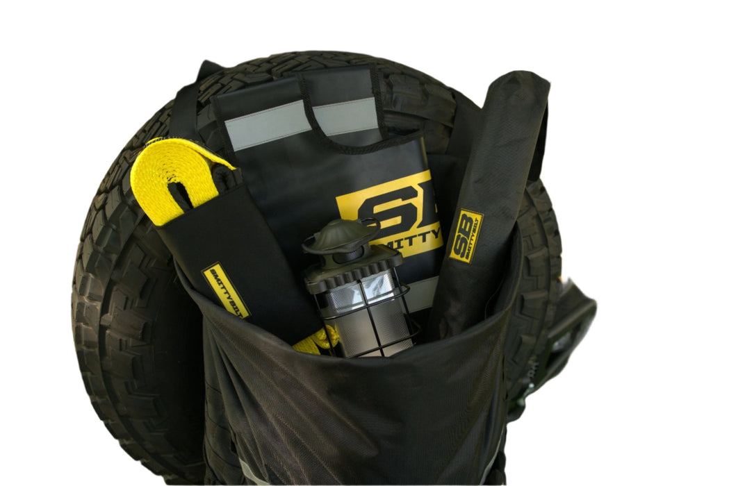Smittybilt Logo Smittybilt Universal Fit Spare Tire Trash / Storage Bag - Fits up to 4 ...