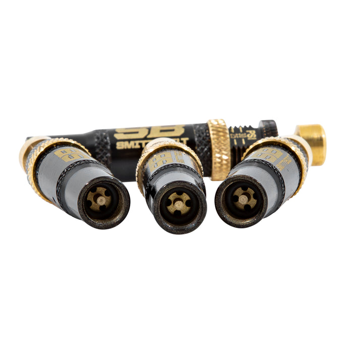 Smittybilt Adjustable Valve Stem Tire Deflators – Set & Auto Shut - Off Kit - Recon Recovery - Recon Recovery