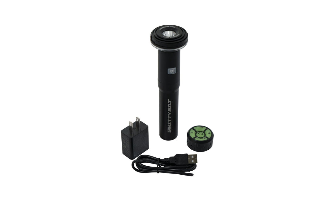 Smittybilt 8ft LED Camp Light with 360 Degrees of Light + Removable Flashlight - Recon Recovery