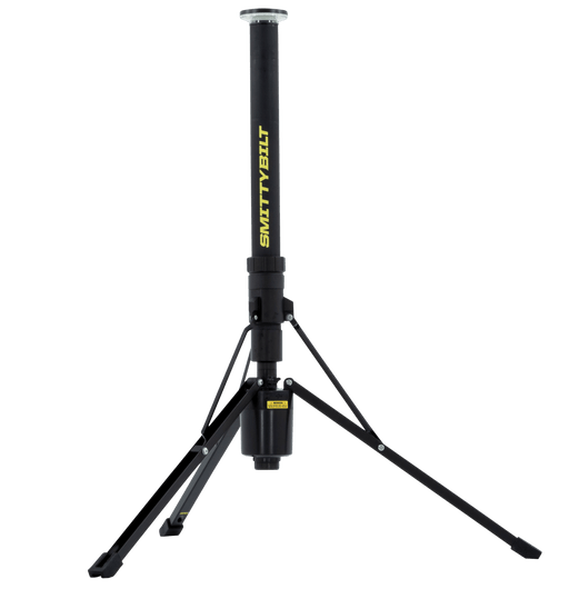 Smittybilt 10ft Portable Telescoping Camp Light + Removable Flashlight - Recon Recovery - Recon Recovery