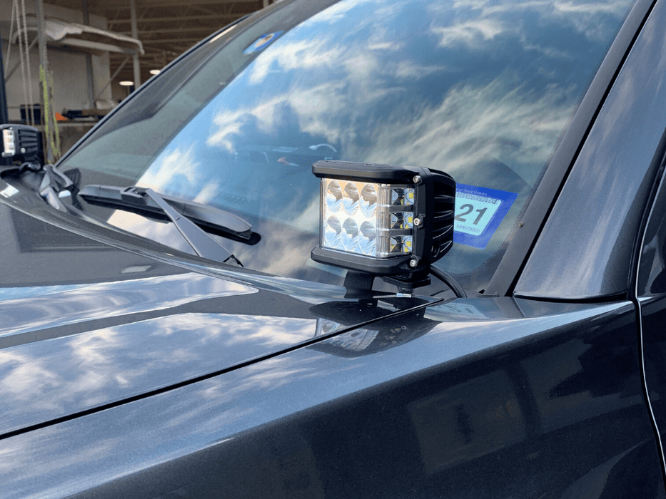 Low Profile Ditch Light Brackets Kit For 2016-2023 Toyota Tacoma - Recon Recovery