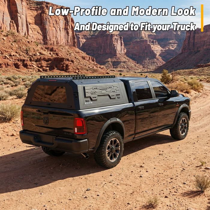 Openroad Aluminum Light Weight Modular Truck Cap for 2020 - 2026 Ram 2500 & 3500 6.5ft Bed - Recon Recovery