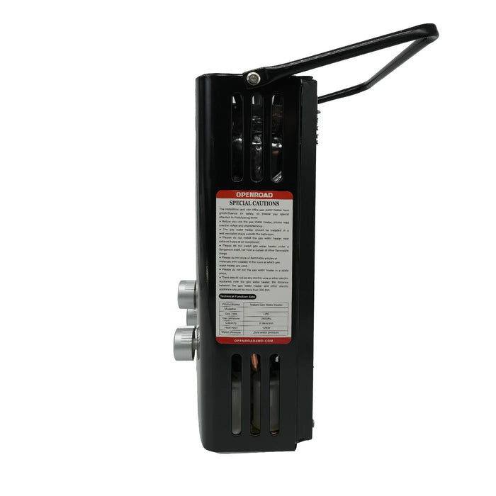 OPENROAD Portable Water Heater | On - Demand Camping Shower System - Recon Recovery