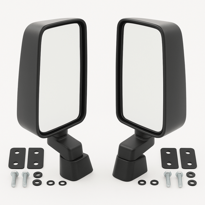 Smittybilt Half Door Replacement Side Mirror For 1987 - 2006 Jeep Wrangler YJ TJ LJ - Recon Recovery - Recon Recovery