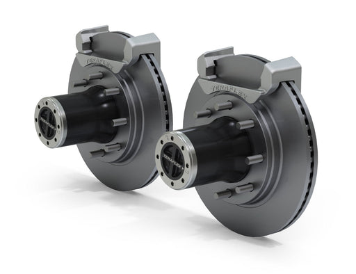 TeraFlex Dana 30/44 Front Axle 8-Lug Locking Hub Conversion Kit W/ Vented Big Rotors for 2007-2018 Jeep Wrangler - Recon Recovery