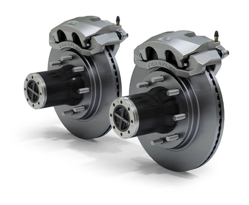 TeraFlex Dana 30/44 Front Axle 8-Lug Locking Hub Conversion Kit W/ Vented Big Brakes for 2007-2018 Jeep Wrangler - Recon Recovery