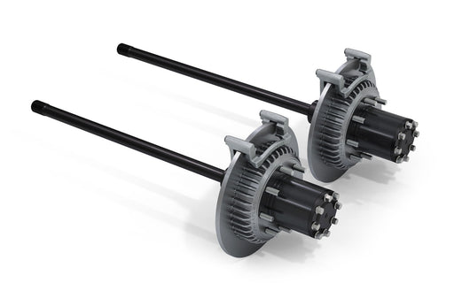 TeraFlex Dana 44 Rear Axle 8-Lug Full-Float Conversion & Solid Big Rotors - 30-Spline for 2007-2018 Jeep Wrangler - Recon Recovery
