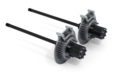 TeraFlex Dana 44 Rear Axle 8-Lug Full-Float Conversion & Slotted Big Rotors-30-Spline for 2007-2018 Jeep Wrangler - Recon Recovery