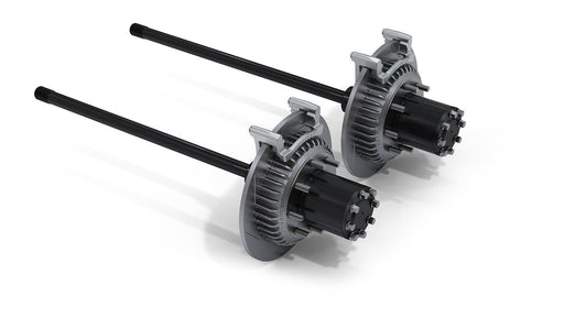 TeraFlex CRD60 Rear Axle 8-Lug Full-Float Conversion & Slotted Big Rotors - 3" OD for 2007-2018 Jeep Wrangler - Recon Recovery