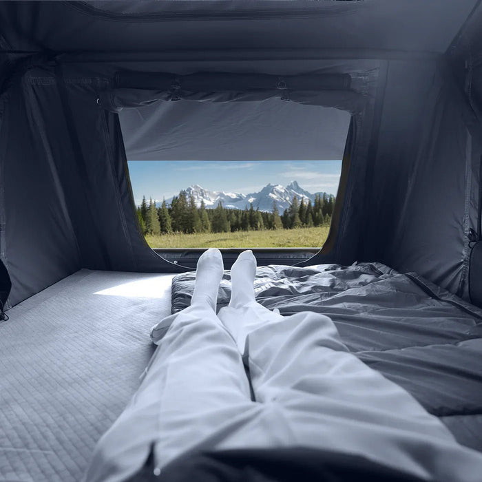 Openroad Soft Shell 2 - 3 People Rooftop Tent with Built in LED lights - 4 Season - Recon Recovery