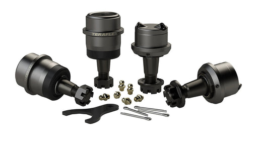 TeraFlex Dana 30/44 HD Ball Joint Kit W/out Knurl - Upper & Lower - Set Of 4 for 2007-2018 Jeep Wrangler - Recon Recovery