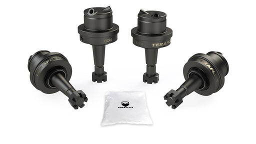TeraFlex Dana 30/44 HD Ball Joint Kit W/out Knurl (2 Upper & 2 Lower) for 2018-2026 Jeep Wrangler - Recon Recovery