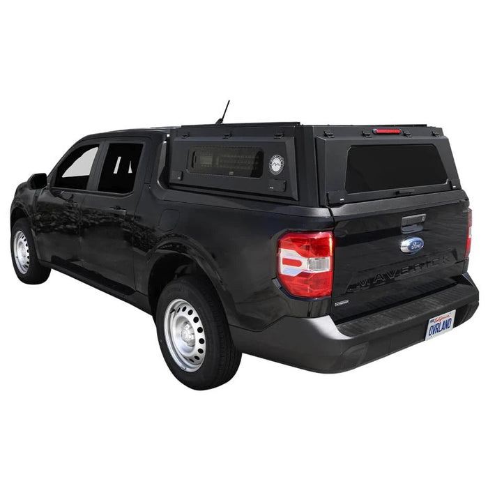 OVS Expedition Pro+ Stainless Steel Truck Cap with Side Windows For 2022-2027 Ford Maverick