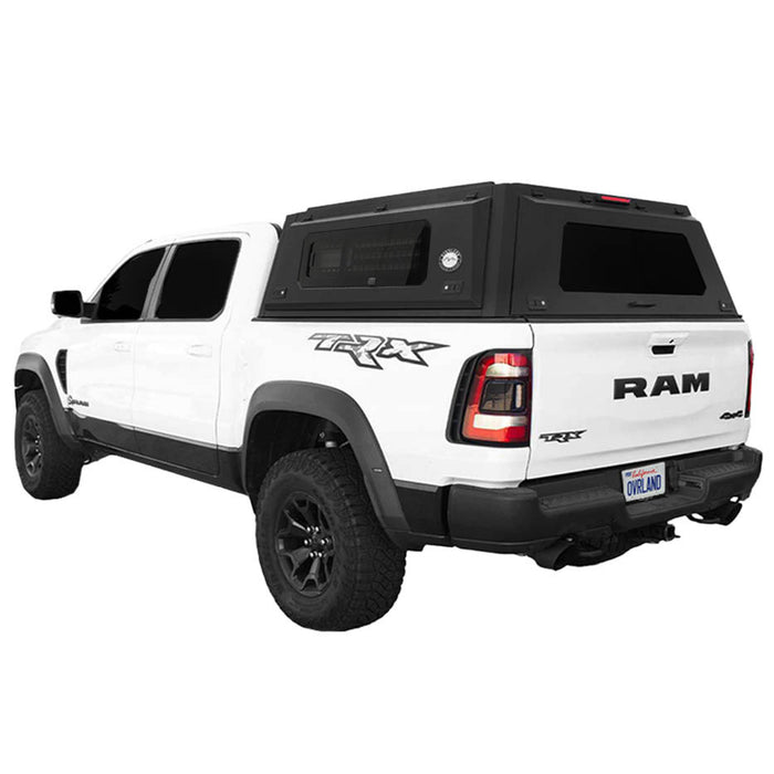 OVS Expedition PRO+ Stainless Steel Truck Cap with Full Windows for 2019 - 2026 Ram 1500 - Recon Recovery