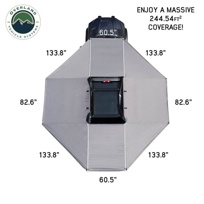 OVS Nomadic Complete 360 Degree Shade Awning with Bracket Kit - Recon Recovery - Recon Recovery