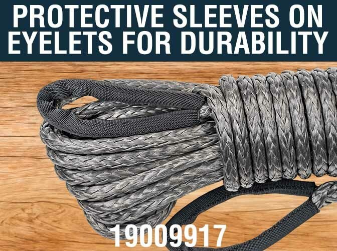 OVS Brute 3/8" × 50′ Winch Line Extension – 20,000 lb Synthetic Rope - Recon Recovery