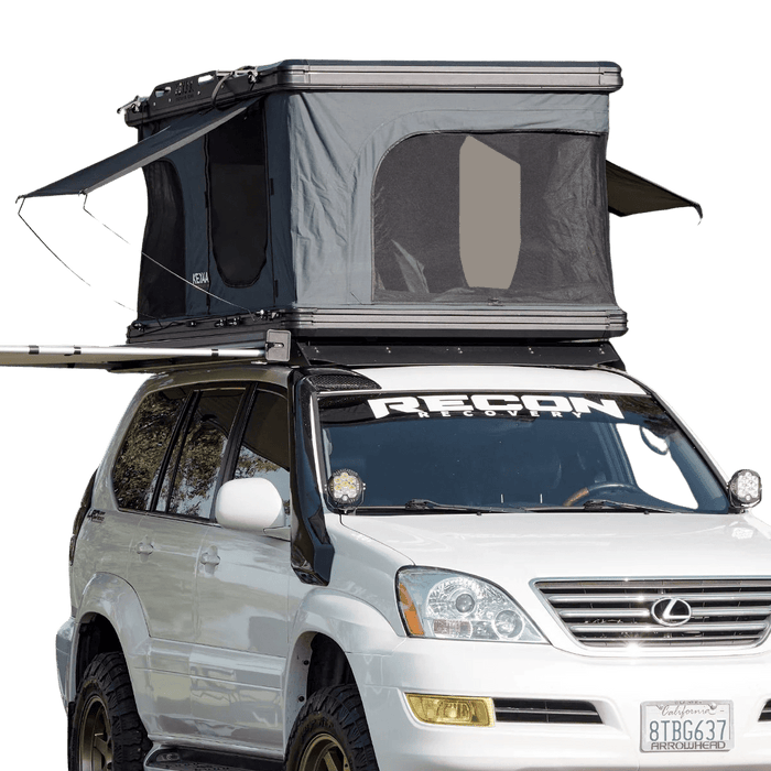 Kexaa Outdoor Gear Pop up 360 Aluminum Hardshell Rooftop Tent with Cross Bars - Recon Recovery - Recon Recovery