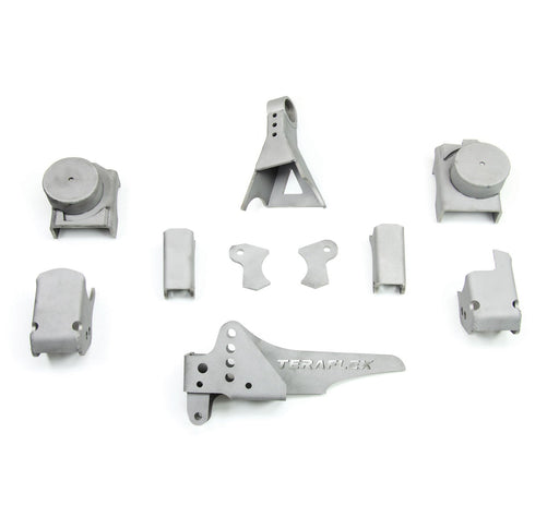 TeraFlex Tera60 Front Axle Bracket Kit (3.25" OD) for 2007-2018 Jeep Wrangler - Recon Recovery