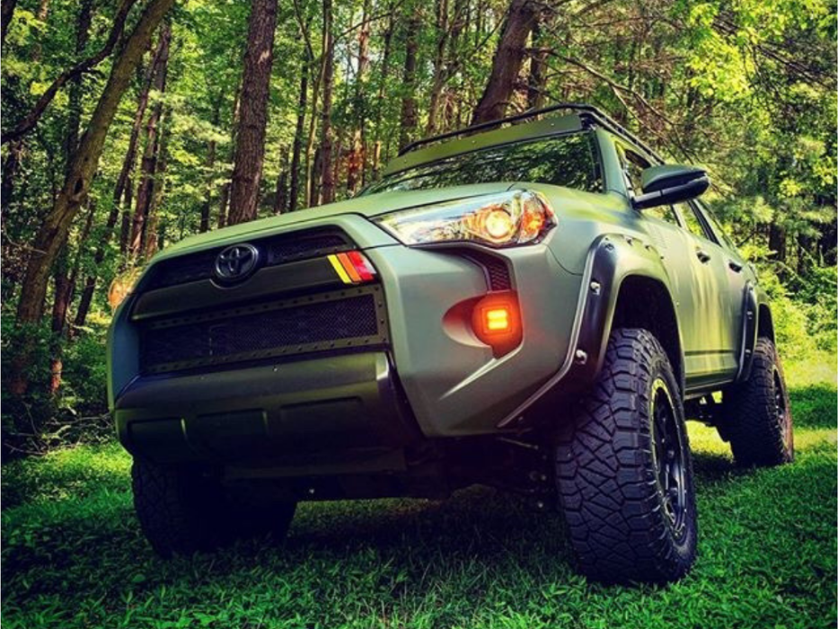LED Fog Light Pod Replacements Brackets Kit For 2014-2024 Toyota 4Runner - Recon Recovery