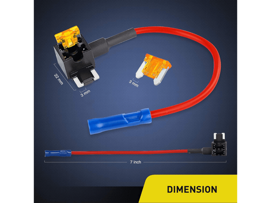 12V Add A Fuse Kit W/5Amp Lo Profile Mini Blade Fuse - Recon Recovery