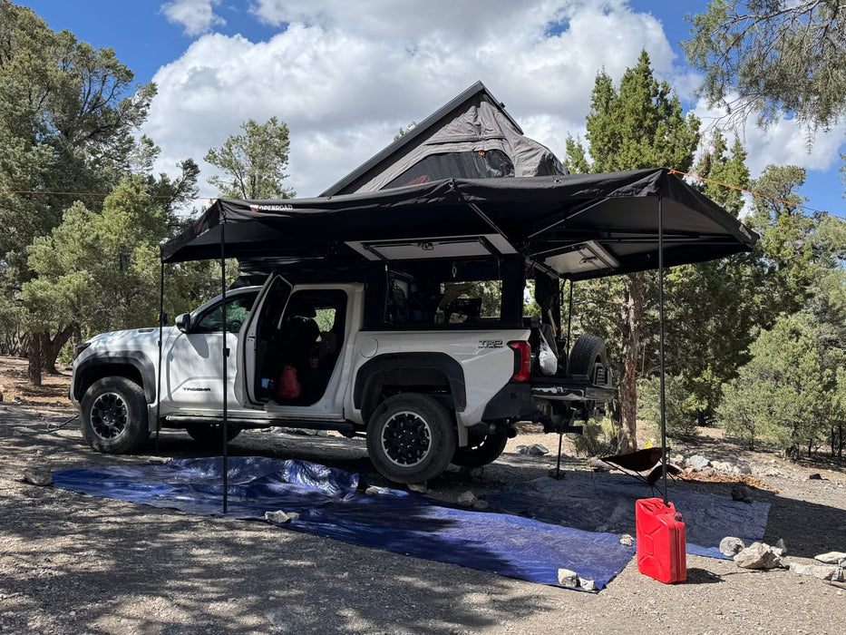 Openroad Plus Size 270 Degree Free Standing Overland Awning With LEDs & Mounting Hardware - Recon Recovery