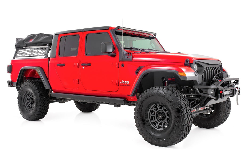 Gladiator Panel Racing Rough Country Bed Rack Molle Panel for 2020-2024 Jeep Gladiator JT - R ...